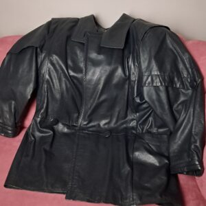 Lady C's vintage leather short coat
